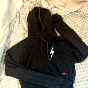 Aviator nation cropped hoodie